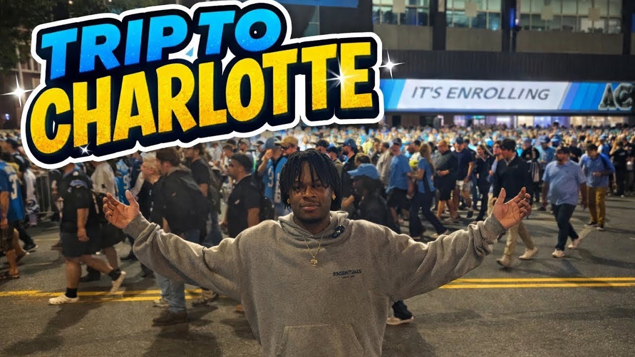 Charlotte downtown vlog went CRAZY 🔥 Panthers vs Rams had the City OUTSIDE🔥🔥 !!!!