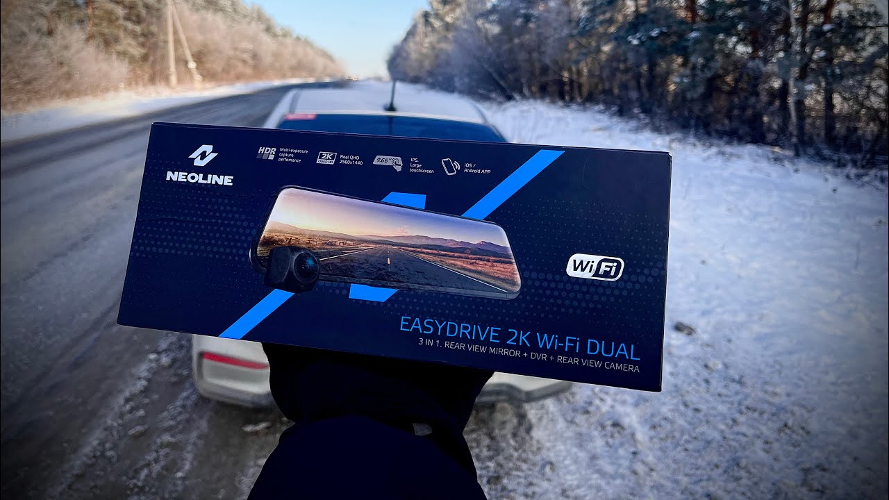 Видеорегистратор Neoline EasyDrive 2K Wi-Fi Dual.