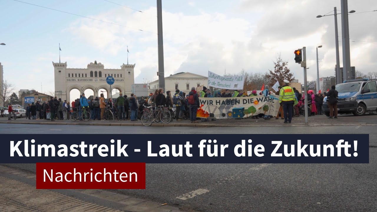 Klimastreik am Valentinstag: Leipzig demonstriert für die Zukunft | LZ TV Nachrichten