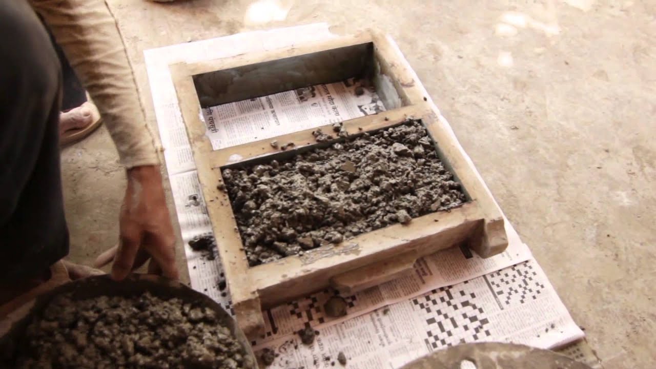 Reusing construction rubble - Low cost alternative building materials