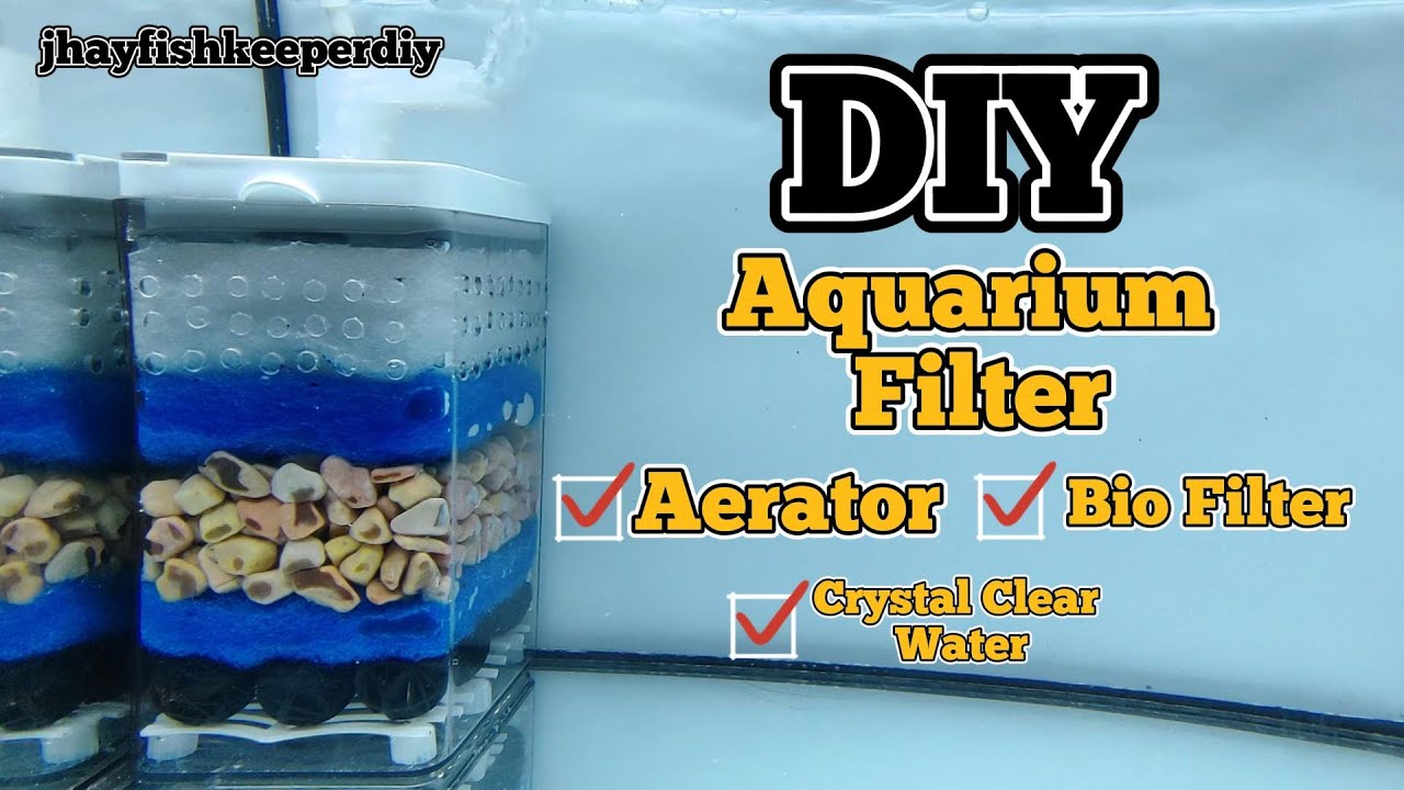 DIY Fish Tank Filter | How to make aquarium filter at Home