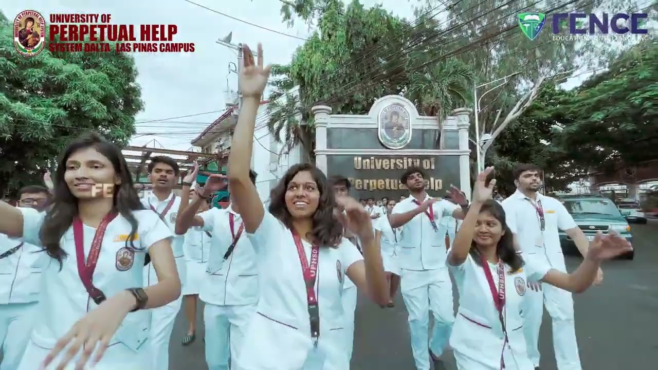 Indian Medical Students Jerusalema Dance @ University of Perpetual Help   Fence MBBS in Philippines