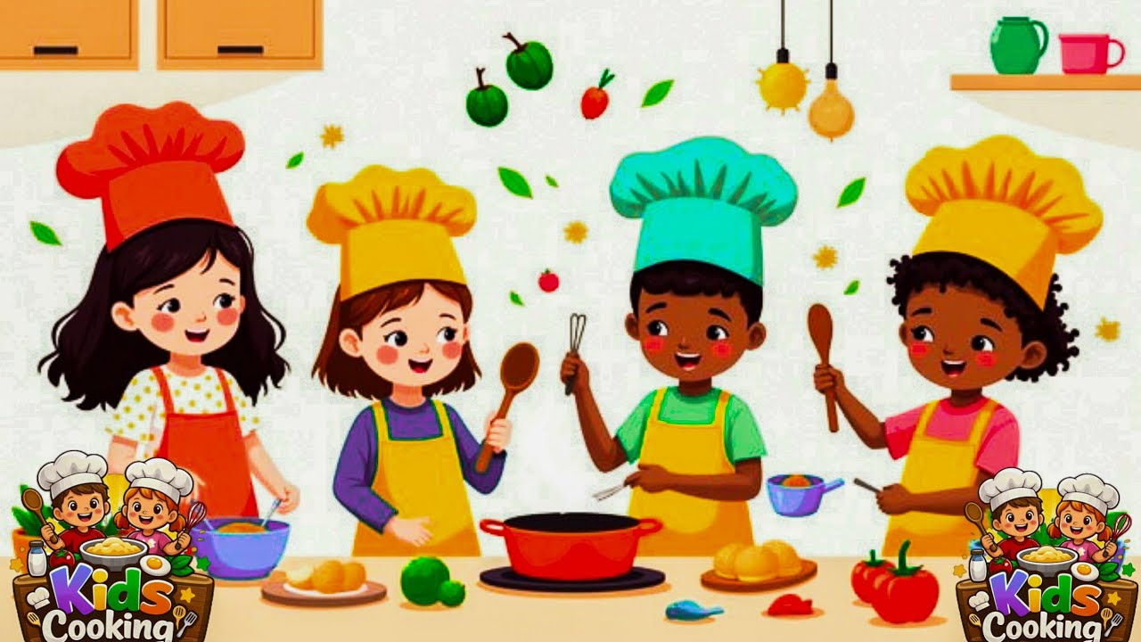 🍕 Kids Cooking Game | Fun Food Making for Kids 🍔🍰🍩#YummyFood#CuteFood#CookingFun#FoodLovers