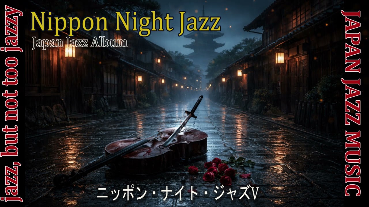Japan Jazz Music | Late Night Smooth Jazz in Traditional Town | Track 19