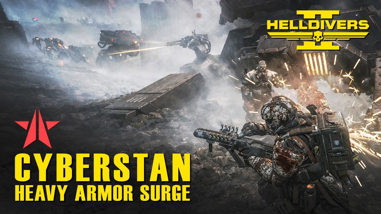 Helldivers 2 – Cyberstan is Flooded with Heavy Armor | Super Helldive | Full clear