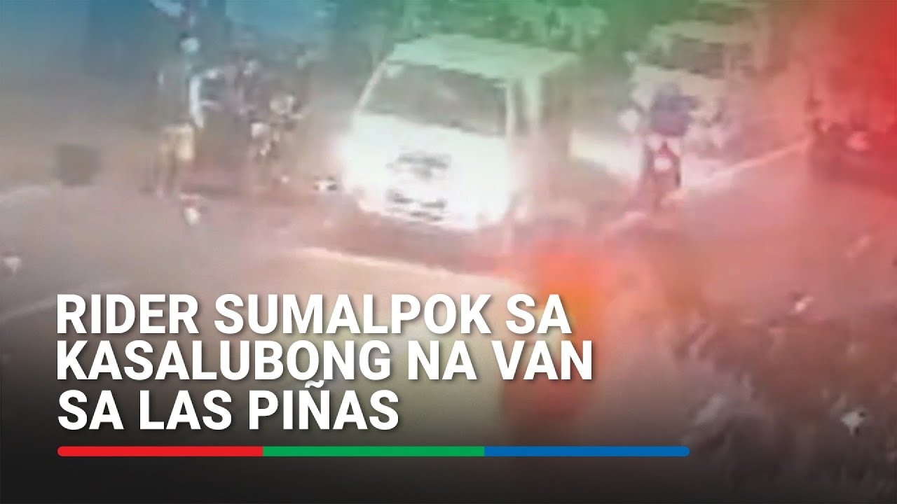 Rider patay nang sumalpok sa kasalubong na van sa Las Piñas | ABS-CBN News