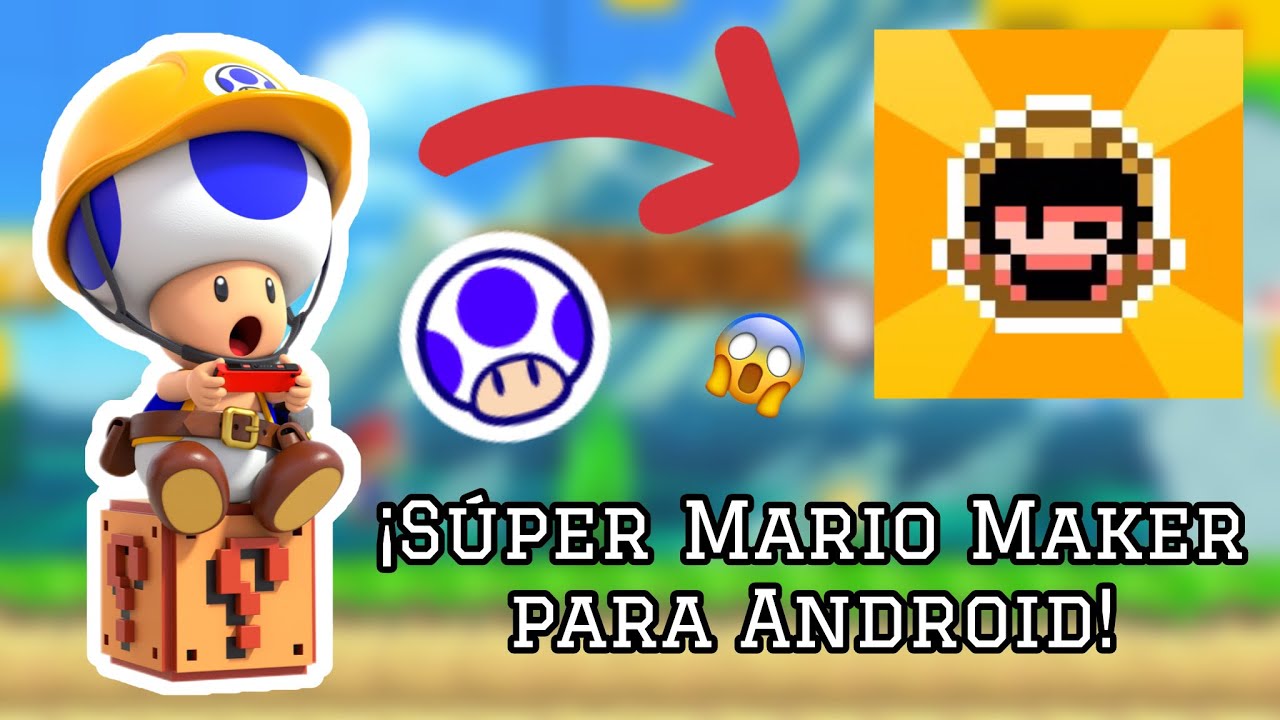 ¡Super Mario Maker para Android! | Super Mario Maker World Engine: Desafío infinito fácil (no skip).