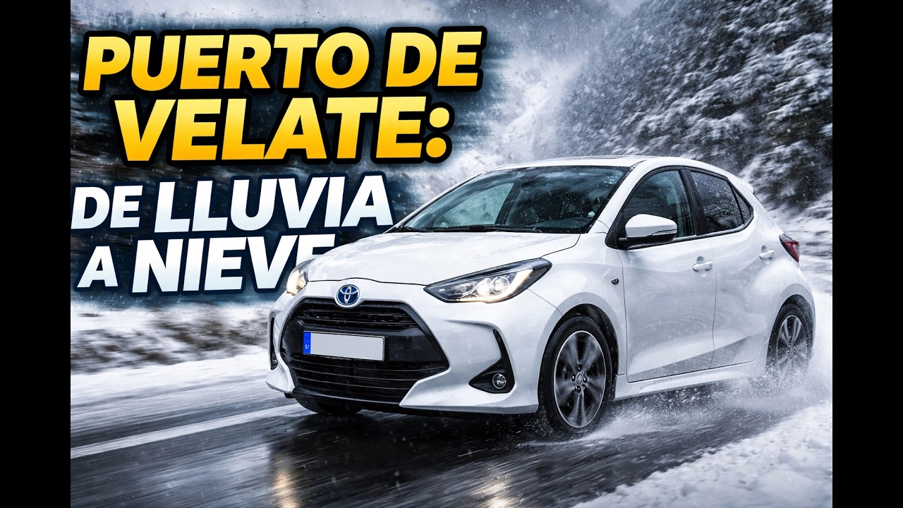 🚗 Puerto de Velate: de LLUVIA a NIEVE en minutos ❄️ | Conducción real