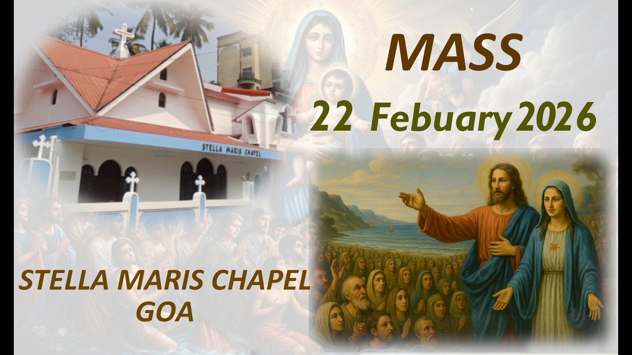 22 February 2026 || LIVE Sunday 8.30 AM Mass || Stella Maris Chapel || Miramar - Goa
