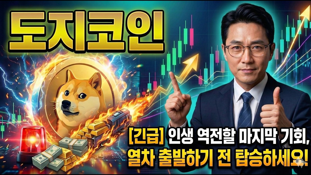 [도지코인 전망] 전고점 돌파 빤히 보입니다 인생 역전할 마지막 기회 열차 출발하기 전 탑승하세요 #도지코인전망 #도지코인 #코인추천