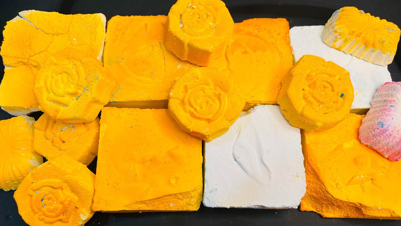 🌼Crispy Bright Yellow Crush Therapy + Pebbles Crush In END😍