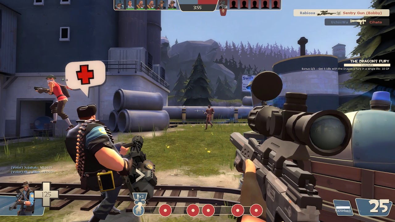 Team Fortress 2 Sniper Gameplay
