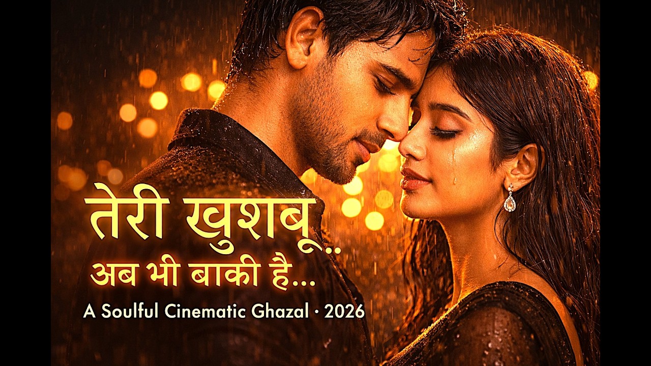 तेरी खुशबू अब भी बाकी है… 🌧️ | Soulful Cinematic Bollywood Ghazal 2026 | Romantic Love Song ❤️|