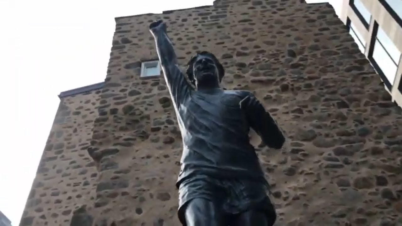 Denis Law statue and Provost Skene's Local Heroes
