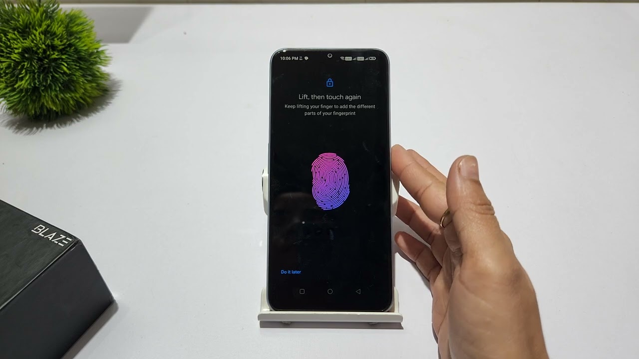 how to set fingerprint lock in lava blaze nxt | lava blaze 1x 5g, 2 pro me finger lock kaise lagaye