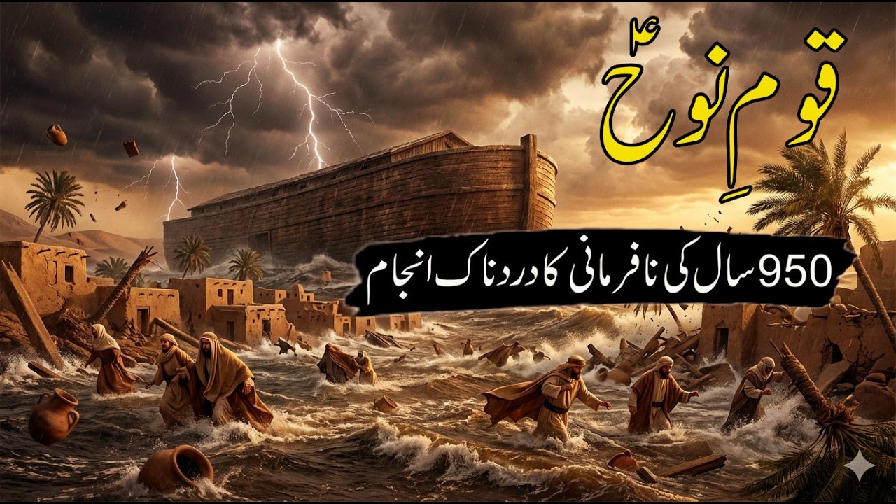 Hazrat Nuh (AS) Ki Qaum Ne Aakhri Tanbeeh Ko Nazarandaz Kiya | Qaum e Nuh Ka Anjaam | Quran Story