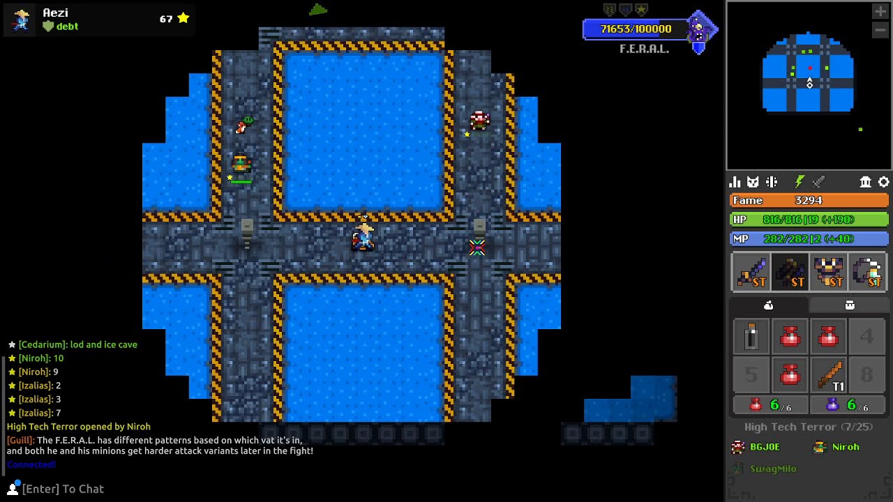 High Tech Terror Full Bossfight (RotMG)