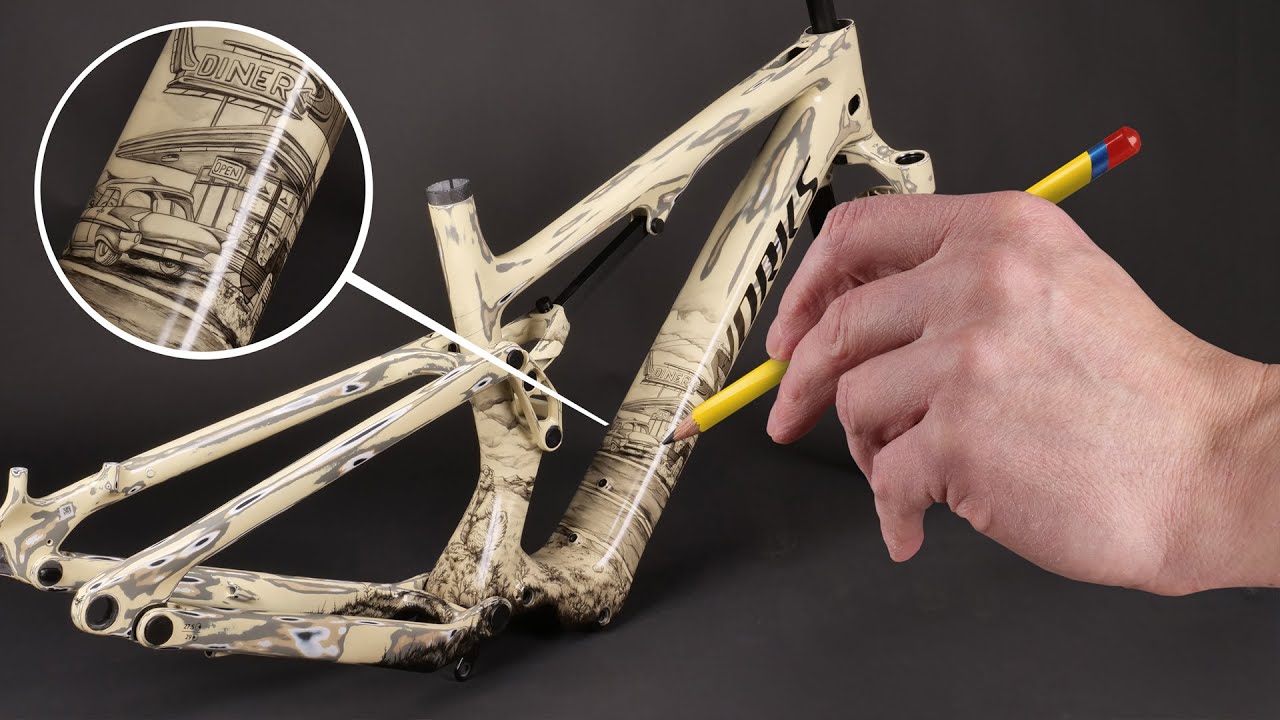 This PEN-PAINTED Bike Looks Like It Came Out of the Arizona Desert!