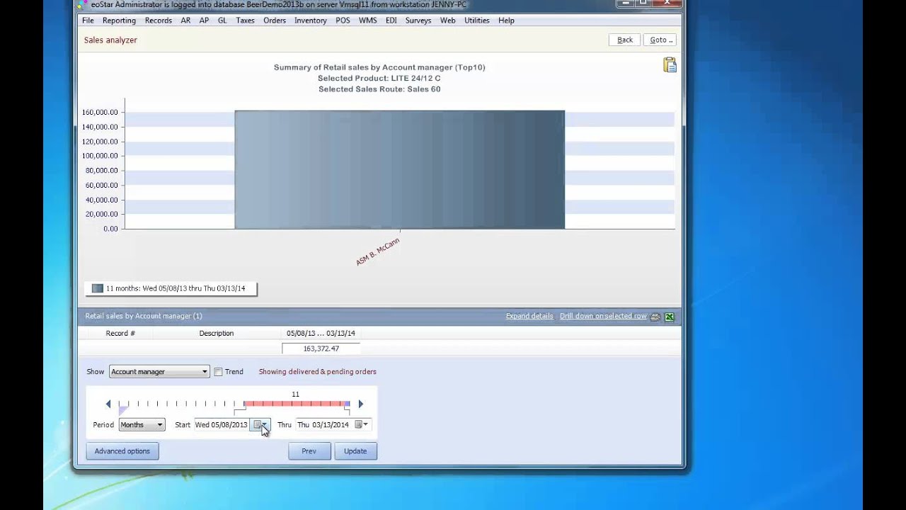 eoStar Reporting Overview