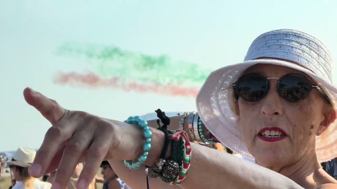 LE FRECCE TRICOLORI AL POETTO