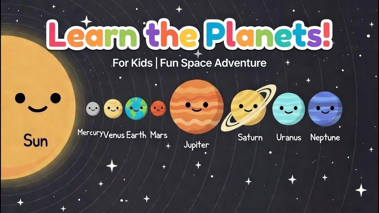 Learning 8 Planets of the Solar System for Kids 🌍 Exploring Our Solar System!  #kidslearning