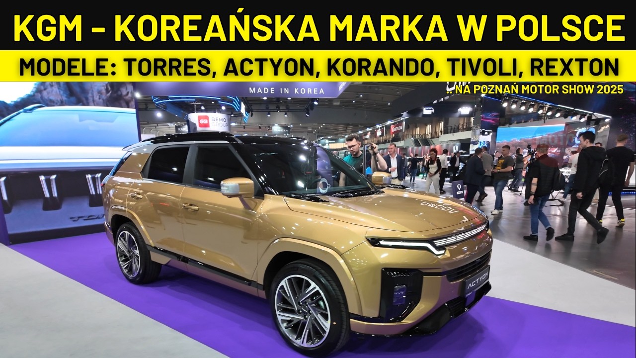 KGM 2025 - PREMIERY W POLSCE: TORRES, ACTYON, KORANDO, TIVOLI, REXTON