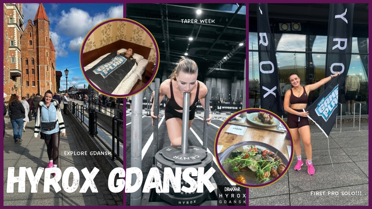 MY FIRST PRO SOLO HYROX?!?! - Gdańsk taper week and race vlog