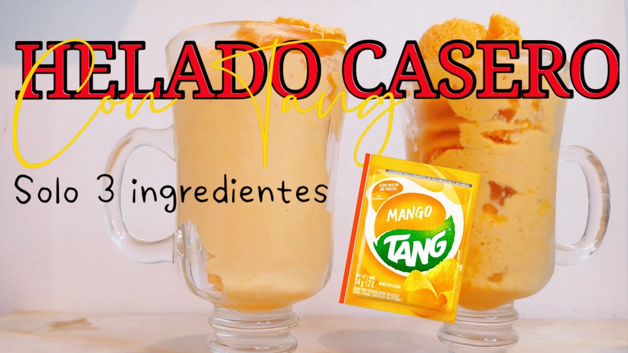 2 formas de hacer helado casero|| Facilisimo con solo 3 ingredientes.