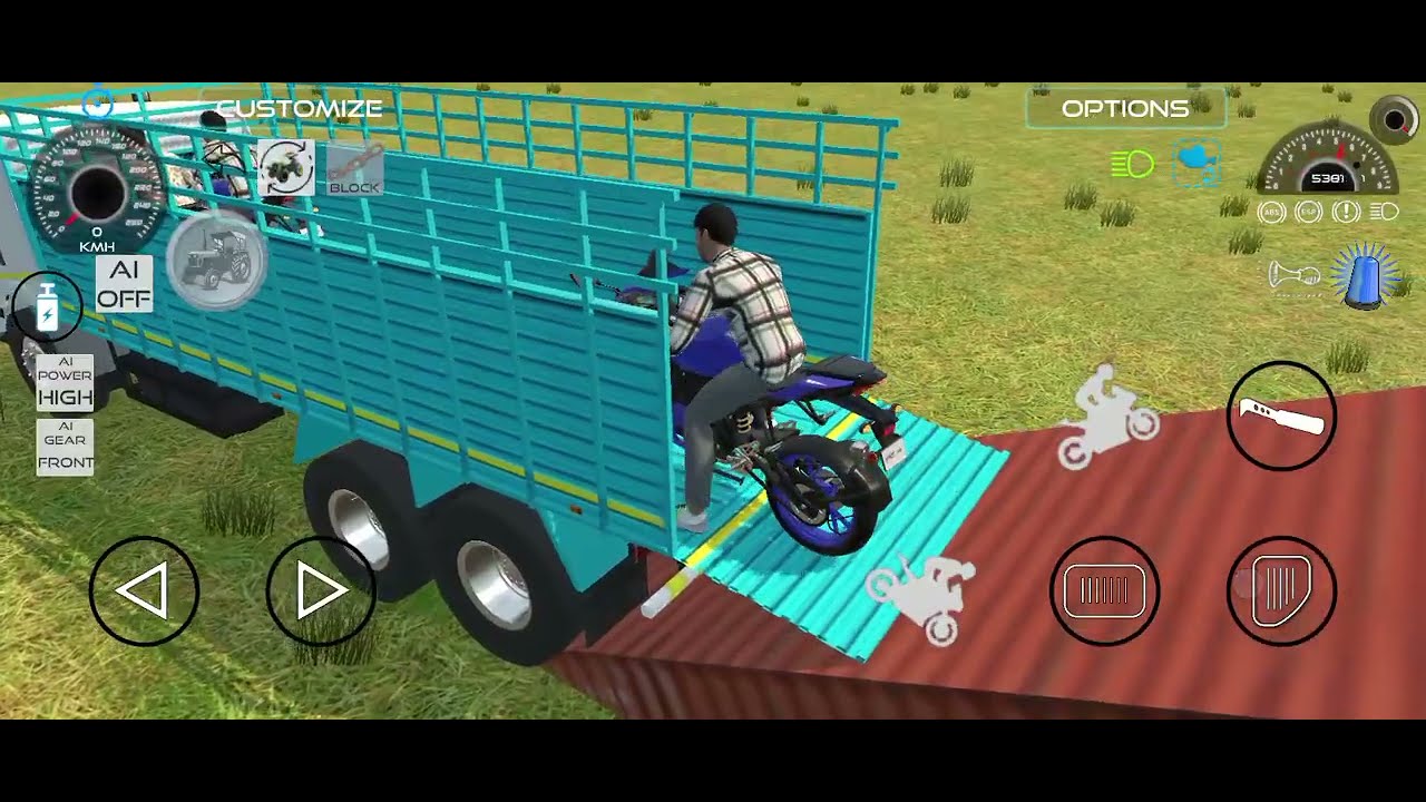 Turbo lod 😱 truck 🚛  Lod 🛻 bori 💥 indian vehicles game 🎮#automobile #games #gaming #indiantractor3d 