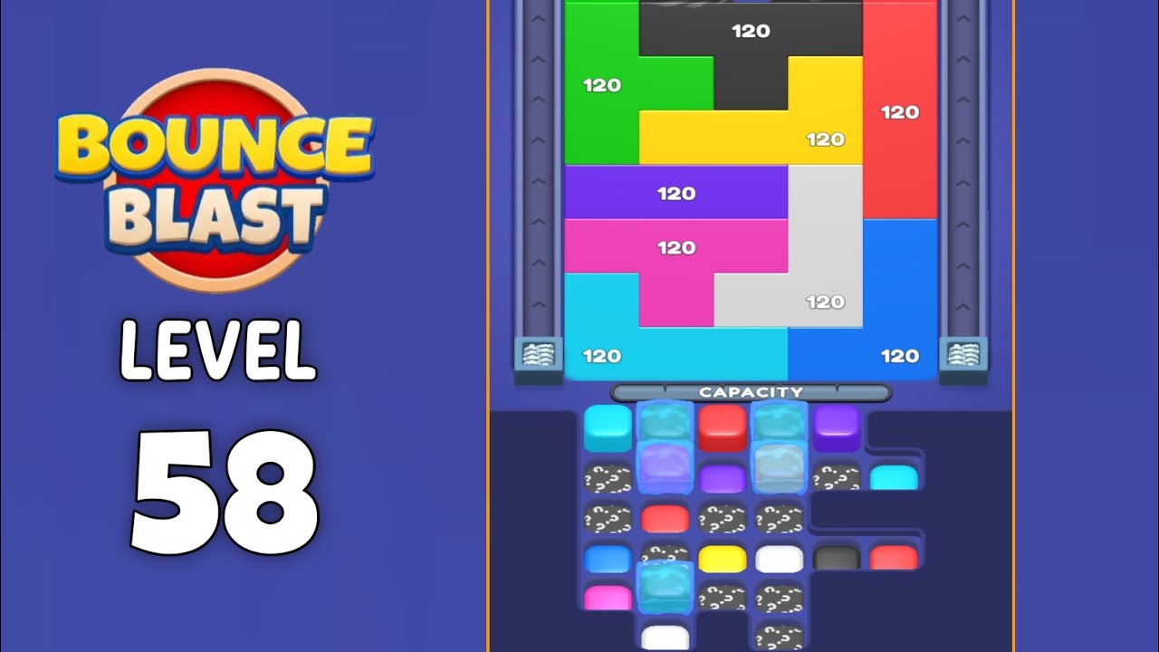 Bounce Blast level 58 solution
