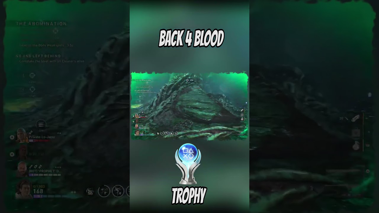 Back 4 Blood Platinum Trophy Unlocked! (PS5)