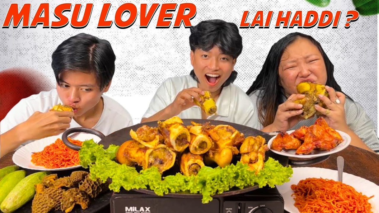 BONE MARROW,BUFF HONEYCOMB & CHICKEN DIAMOND MUKBANG WITH @prasanna.lama07  @prafullalama07