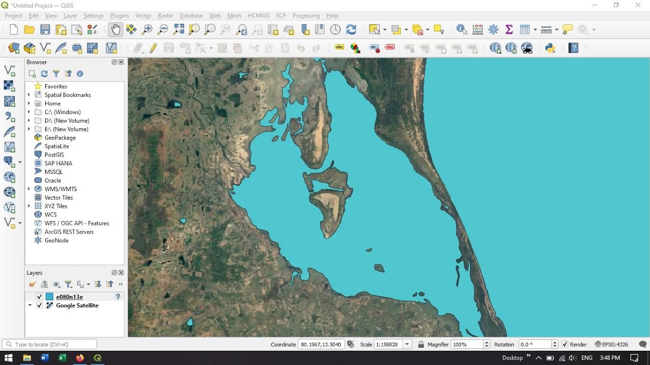 Downloading Water body data from EarthExplorer | USGS