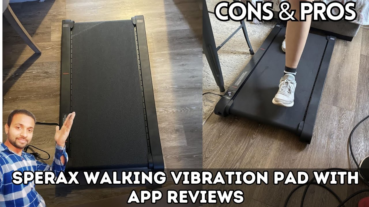 Sperax Walking Vibration Pad with APP, 3-in-1 Under Desk Treadmill User Experience