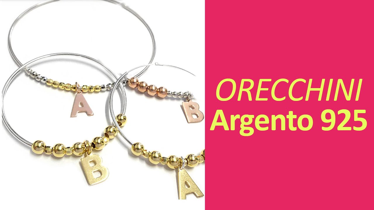 Orecchini a Cerchio in Argento 925 - ArtBijoux