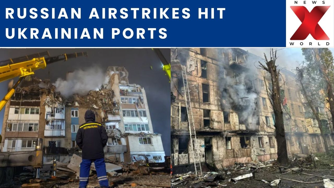 Russia Bombs Ukrainian Ports: Kyiv Strikes Russian Logistics Hub After Port Attacks