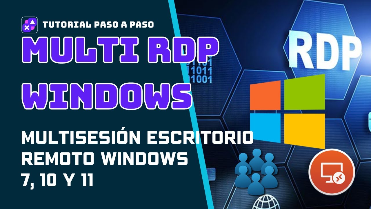 C&oacute;mo iniciar M&Aacute;S DE UNA SESI&Oacute;N en REMOTO A LA VEZ en WINDOWS 10 22H2 | Multisesi&oacute;n RDP W 7, 10 y 11