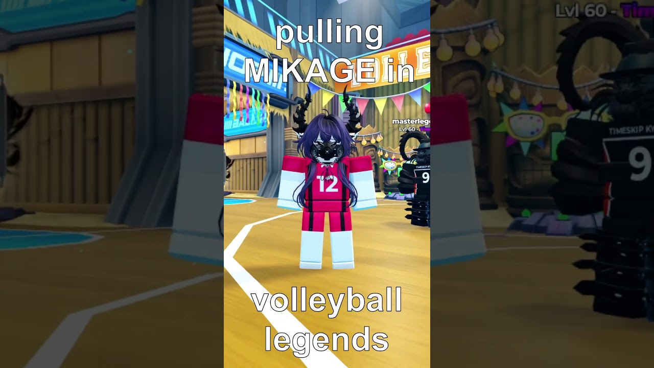 вытаскиваю МИКАГЕ в легендах волейбола 