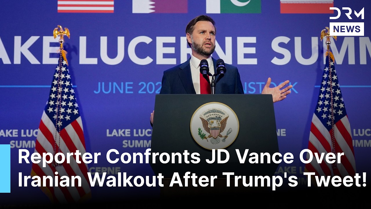 &ldquo;Did They Walk Out? Reporter Confronts JD Vance Over Iranian Walkout After Trump's Tweet | AC1B
