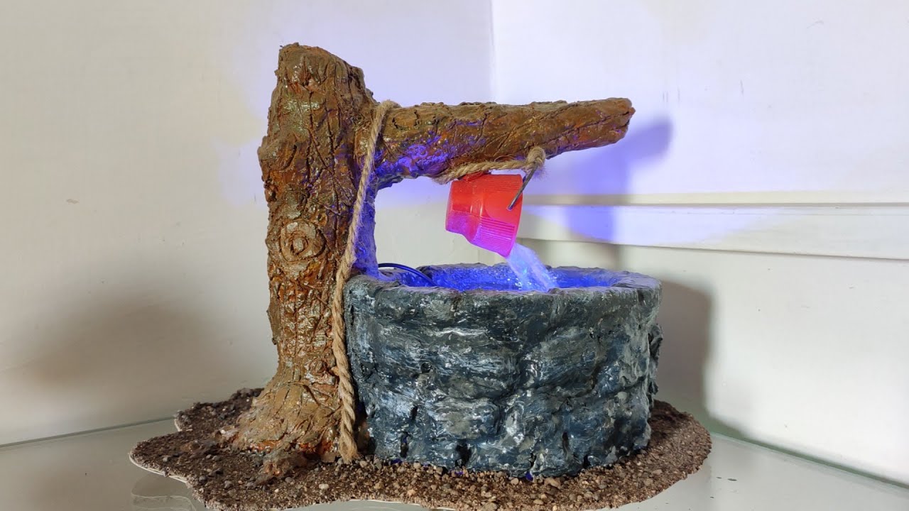 DIY Amazing Tabletop Water Fountain | DIY Awesome Lightweight Cement