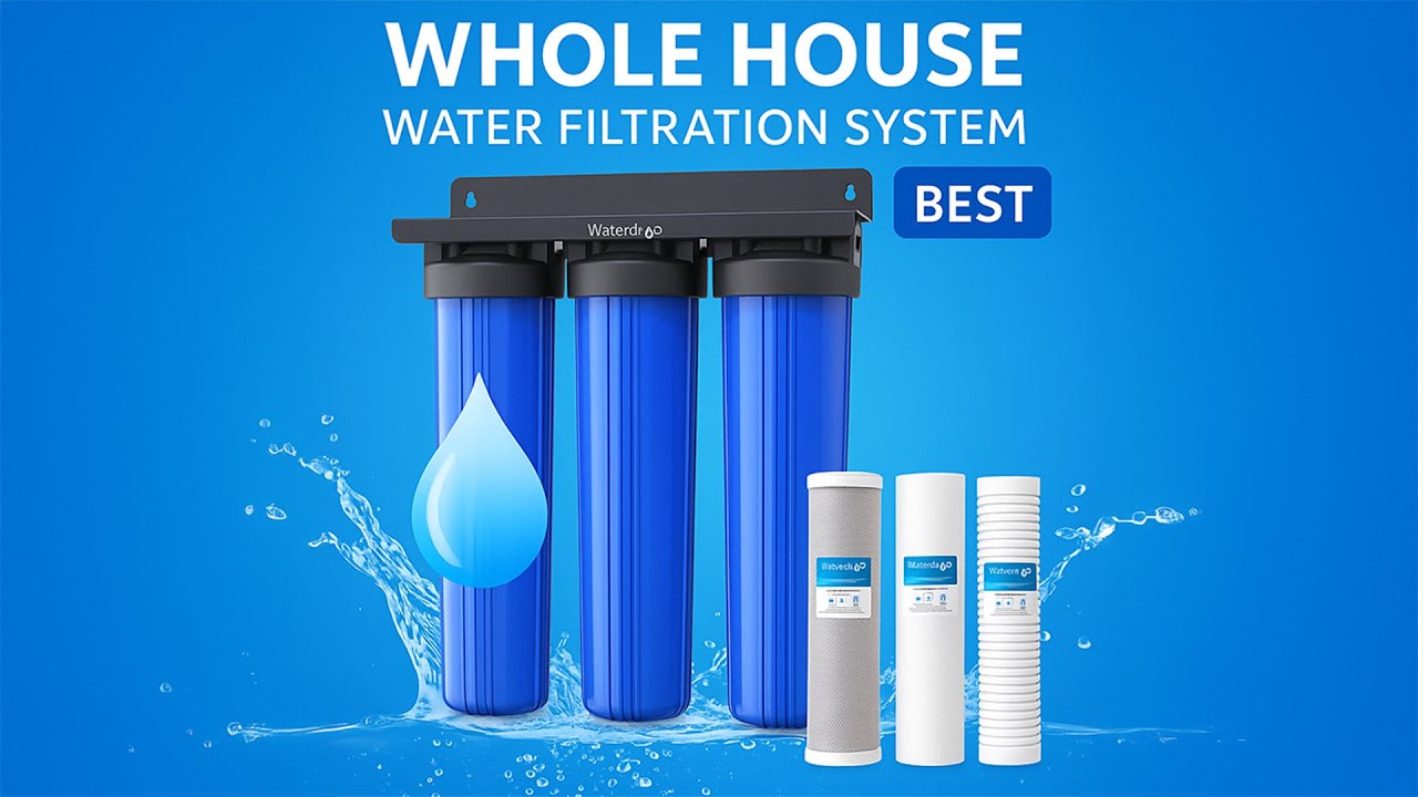 Waterdrop 3 Stage Whole House Water Filter System (WHF3T-PG)