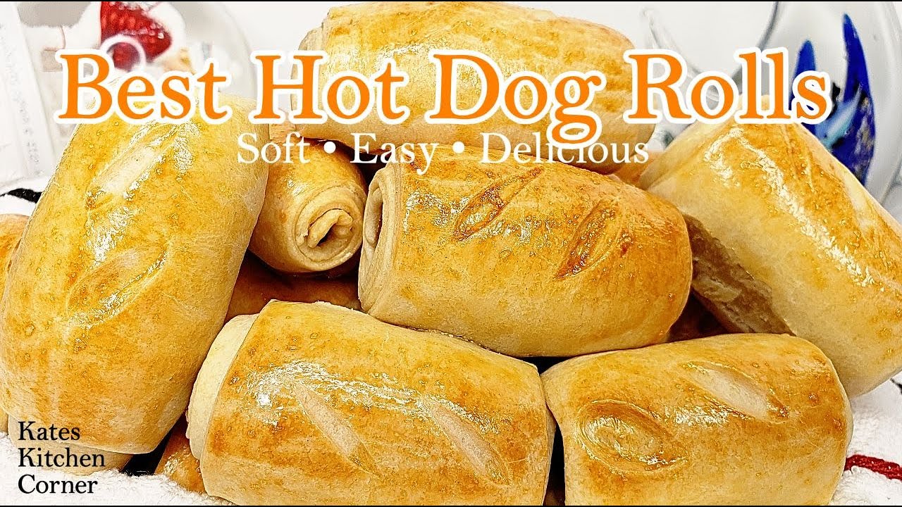 The Best Homemade Hot Dog Rolls | Soft, Easy & Delicious