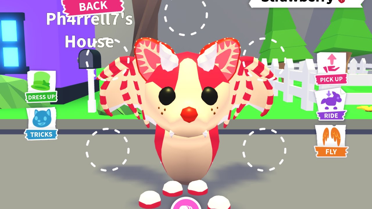 TRADING TILL I GET A STRAWBERRY SHORTCAKE BAT DRAGON ADOPT ME!