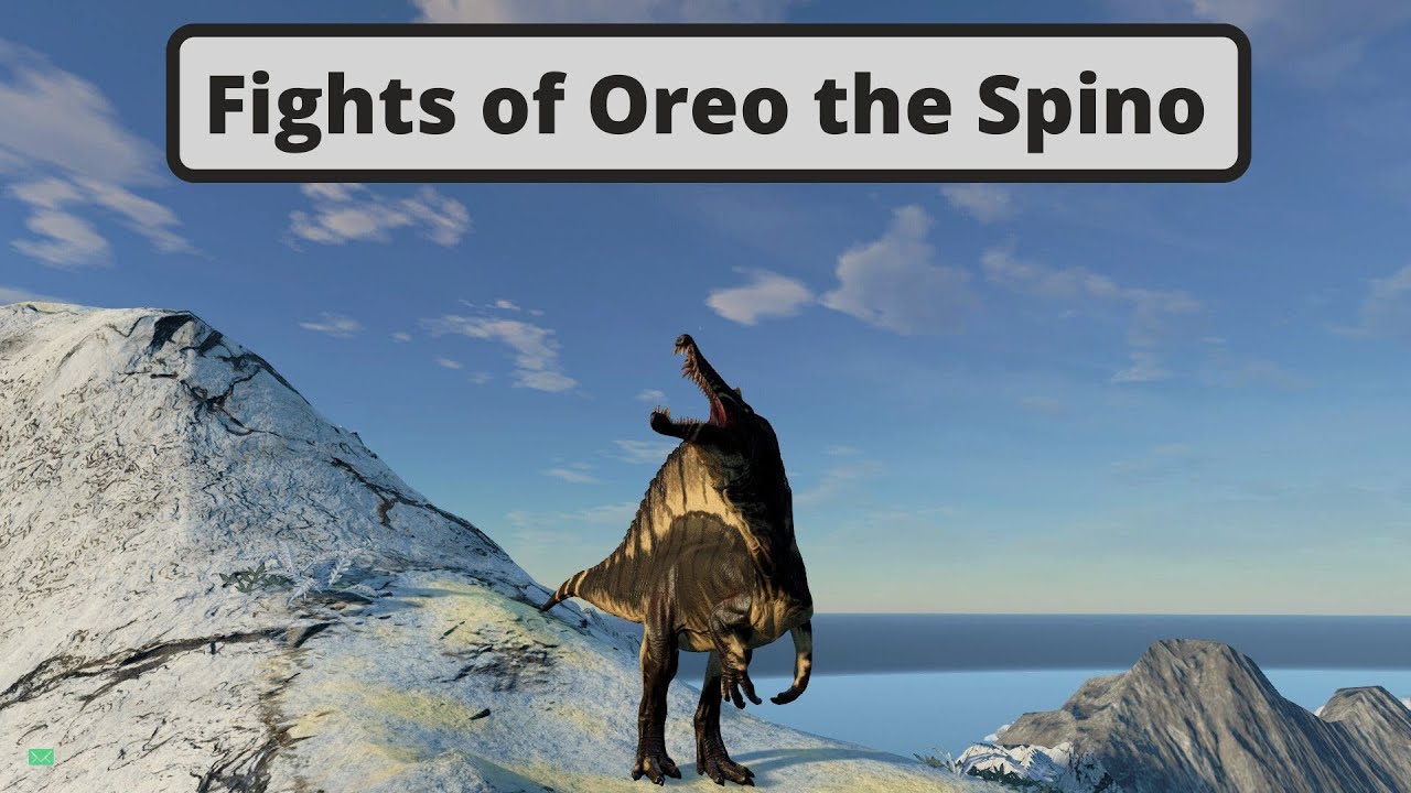 The Isle Legacy l Fights of Oreo the Spino l New Dawn Server l FKA New beginnings