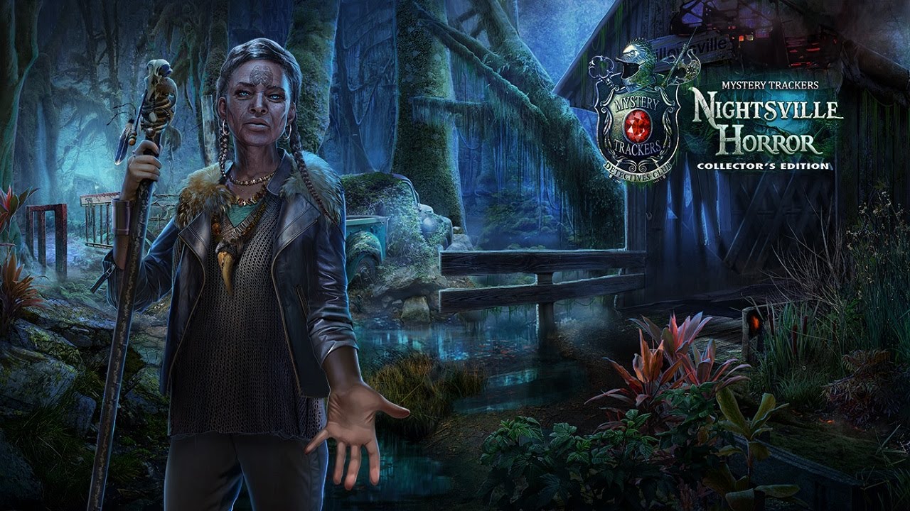Lets Play Mystery Trackers 8 Nightsville Horror Full Walkthrough Big Fish Adventure Games 1080 HD