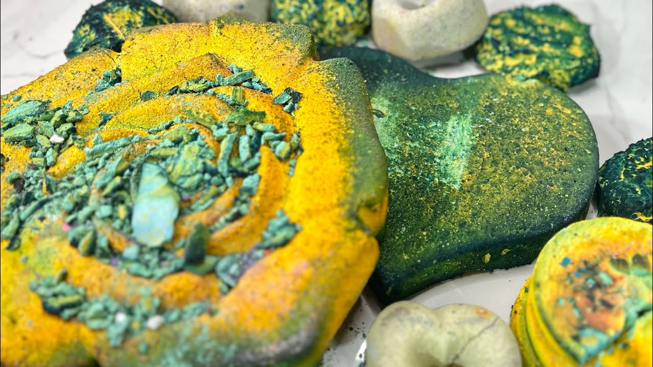 PEBBLY GYM CHALK REFORMS CRUSH ASMR