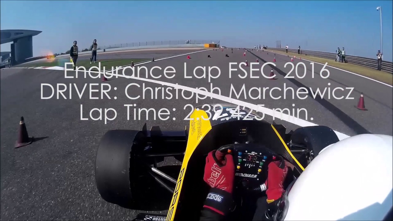FSEC 2016 - Fastest Laps: AutoX and Endurance