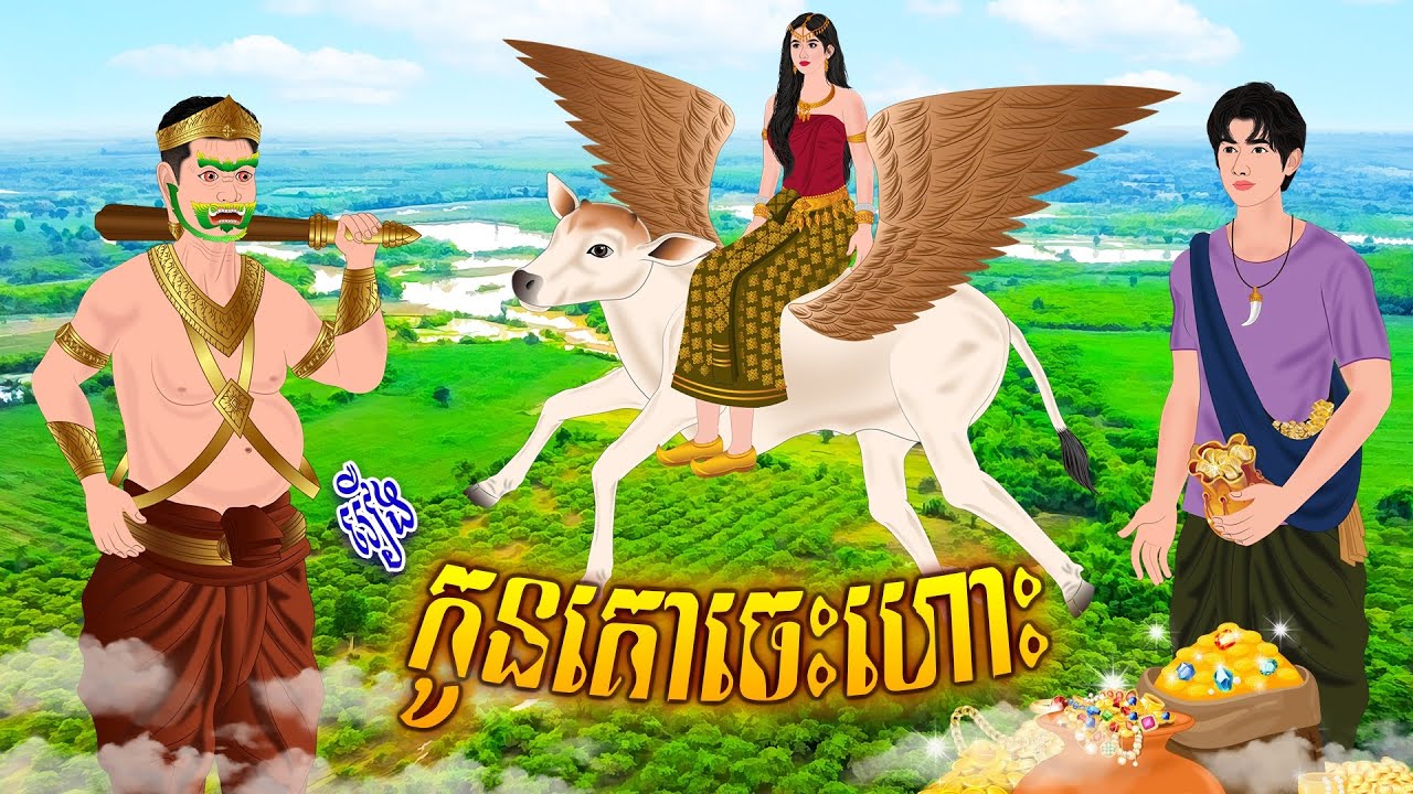 រឿង​ កូនគោចេះហោះ | កូននាគនិទាន , Khmer Fairy Tales 2025