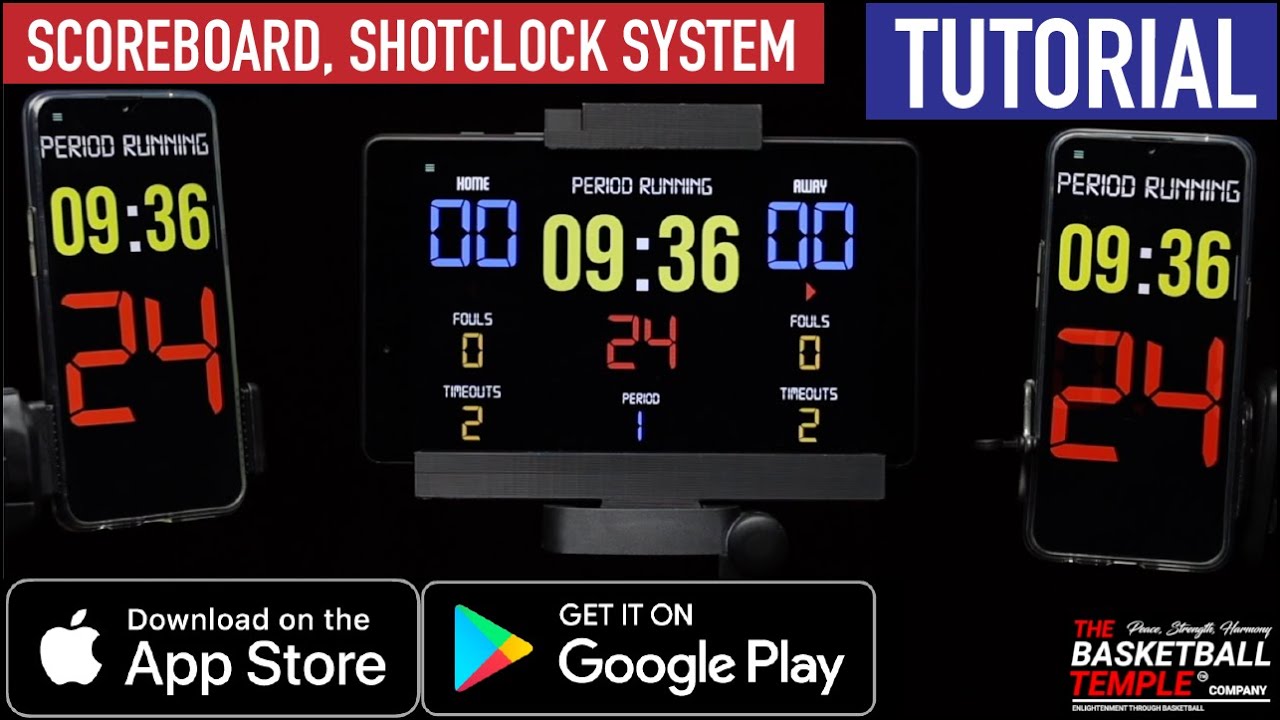 Tutorial: Basketball Scoreboard, Shotclock & Remote Control Apps (iOS & Android)