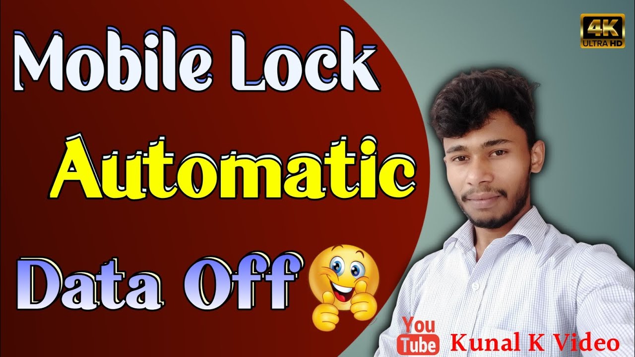 Automatic Turn Off Mobile Data After Screen Lock ।। When Mobile Screen Is Locked Mobile Data Off